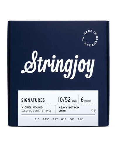 Stringjoy Signatures Nickel Wound Electric Guitar Strings Heavy Bottom Light (10 - 52) - Pedal Jungle