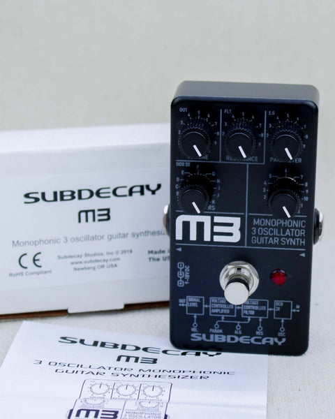 Subdecay M3 Monophonic Guitar Synthesizer FX Pedal [Used] - Pedal Jungle