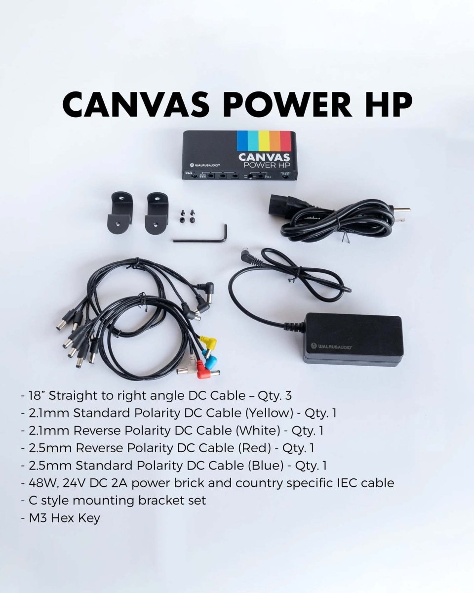 Walrus Audio Canvas Power HP UK Power Supply System - Pedal Jungle