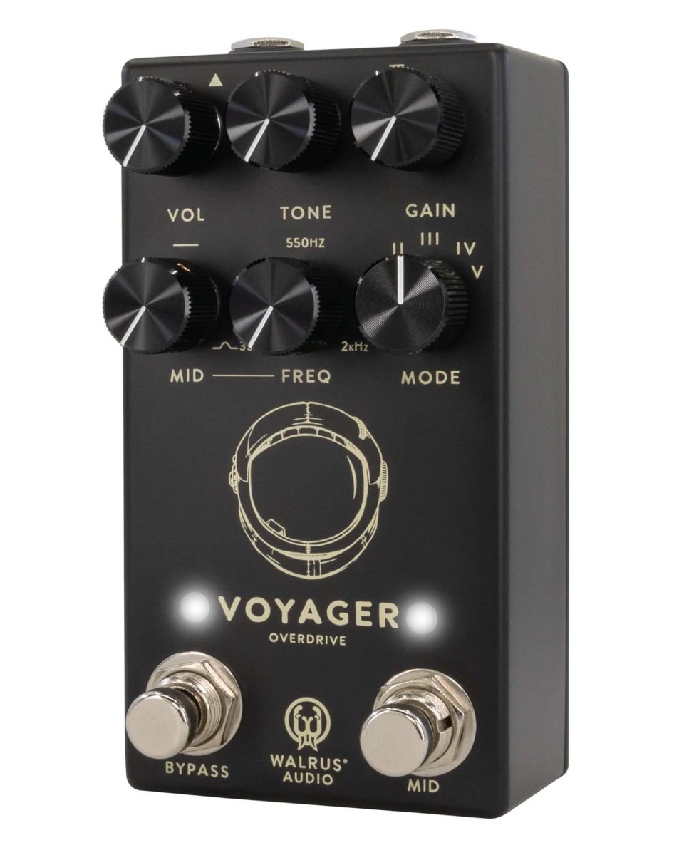 Walrus Audio Voyager Preamp/Overdrive MKII FX Pedal [Black] - Pedal Jungle