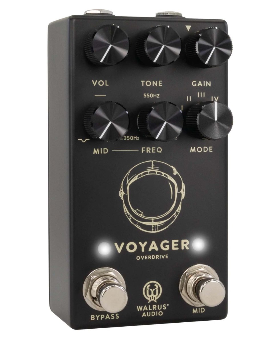 Walrus Audio Voyager Preamp/Overdrive MKII FX Pedal [Black] - Pedal Jungle