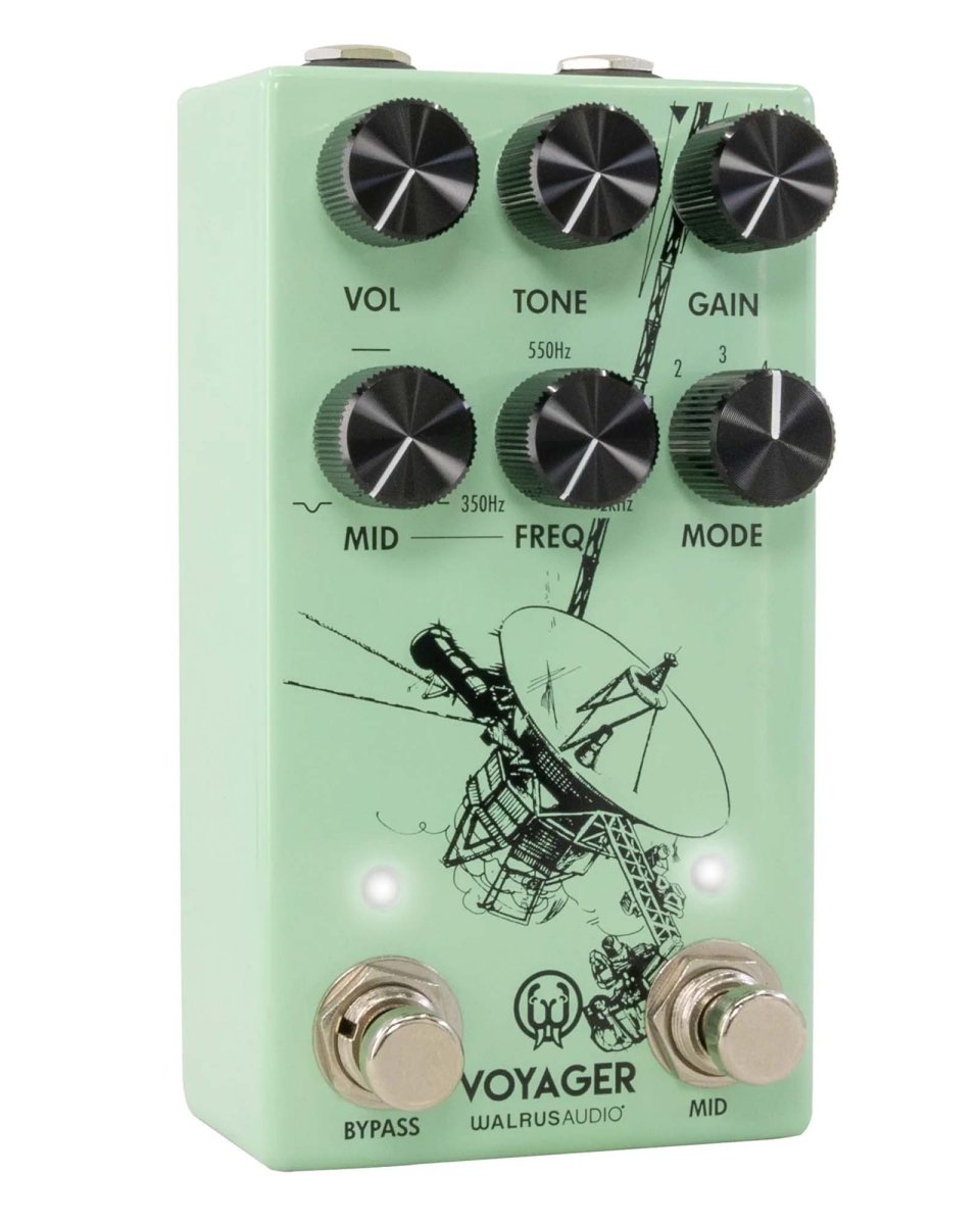 Walrus Audio Voyager Preamp/Overdrive MKII FX Pedal [Seafoam] - Pedal Jungle