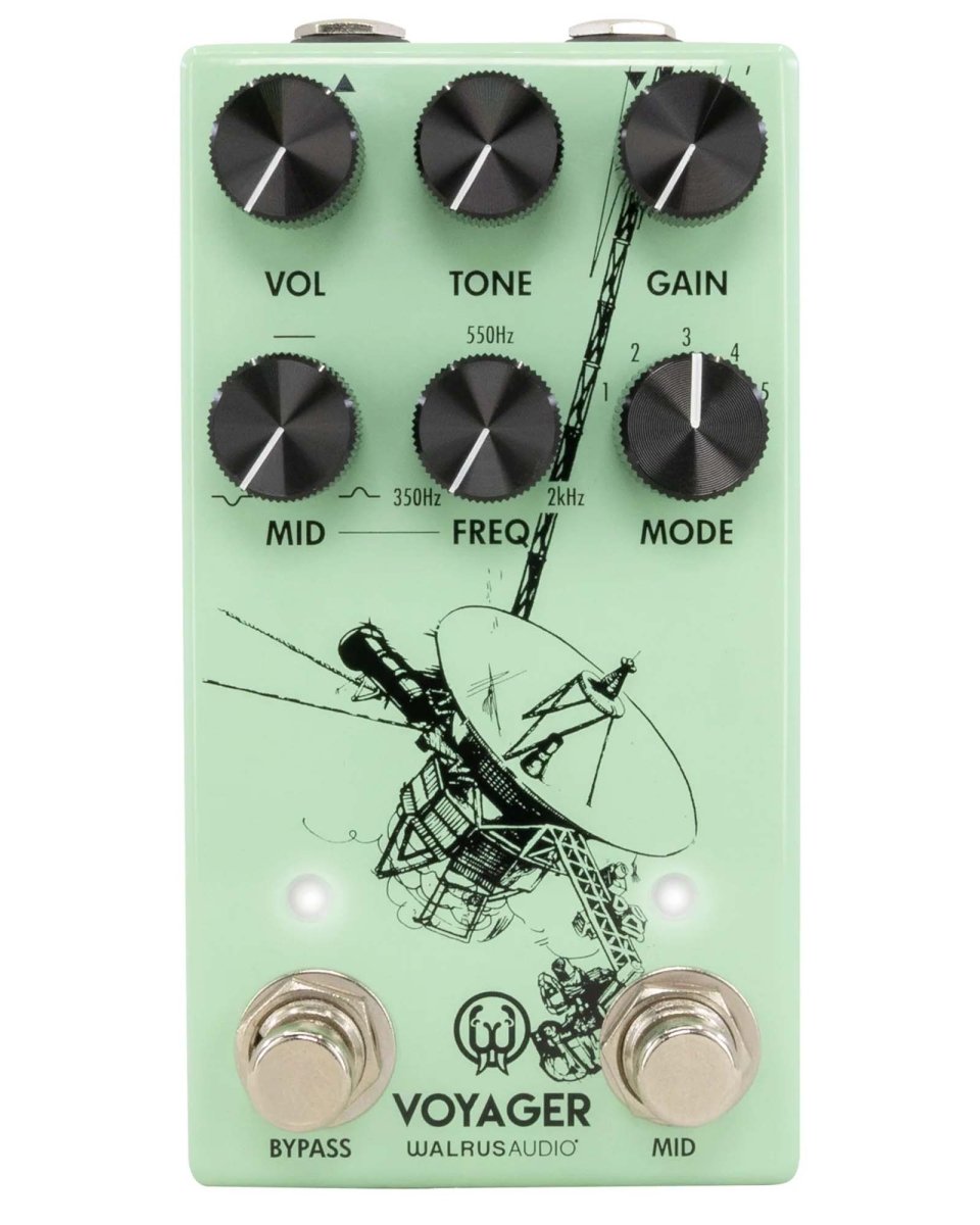 Walrus Audio Voyager Preamp/Overdrive MKII FX Pedal [Seafoam] - Pedal Jungle