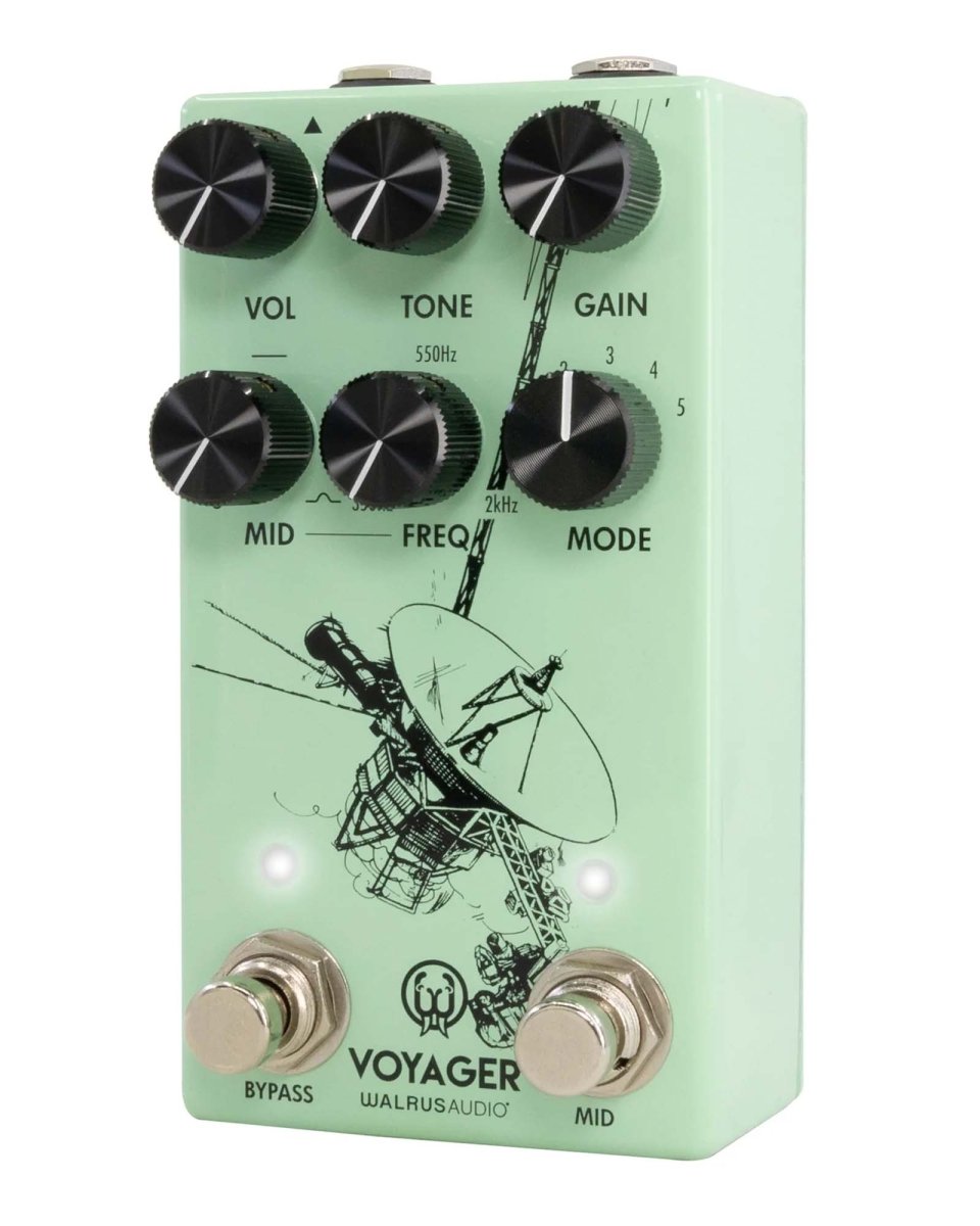 Walrus Audio Voyager Preamp/Overdrive MKII FX Pedal [Seafoam] - Pedal Jungle