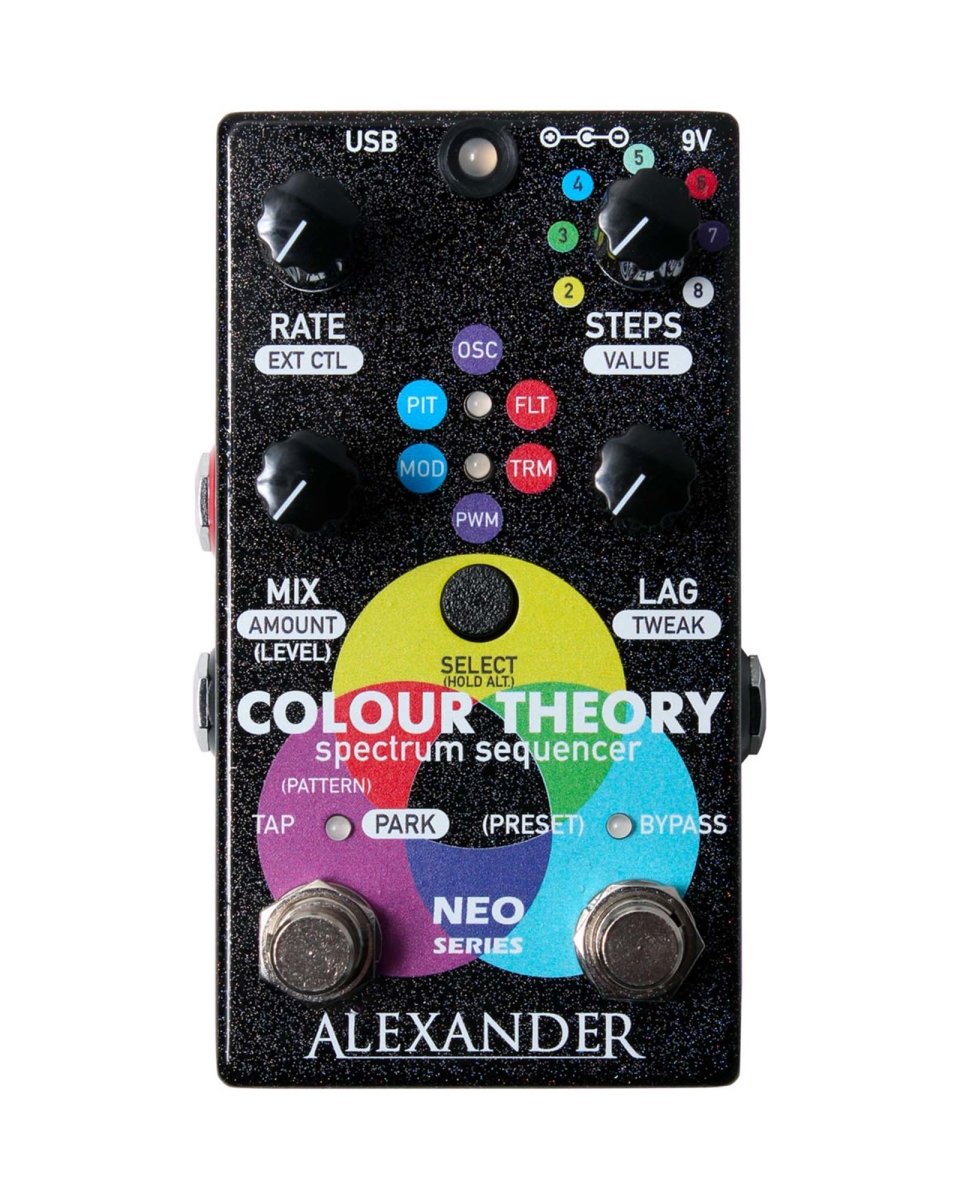 Alexander Pedals Colour Theory Step Sequencer FX Pedal [Pre-Order] - Pedal Jungle