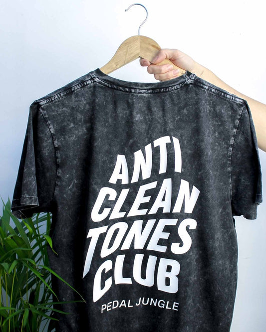 Anti Clean Tones Club Organic Vegan T-shirt Acid Black - Pedal Jungle