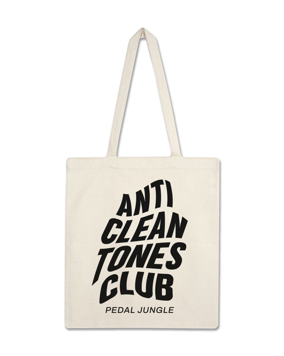 Anti Clean Tones Club Premium Organic Tote Bag Natural - Pedal Jungle