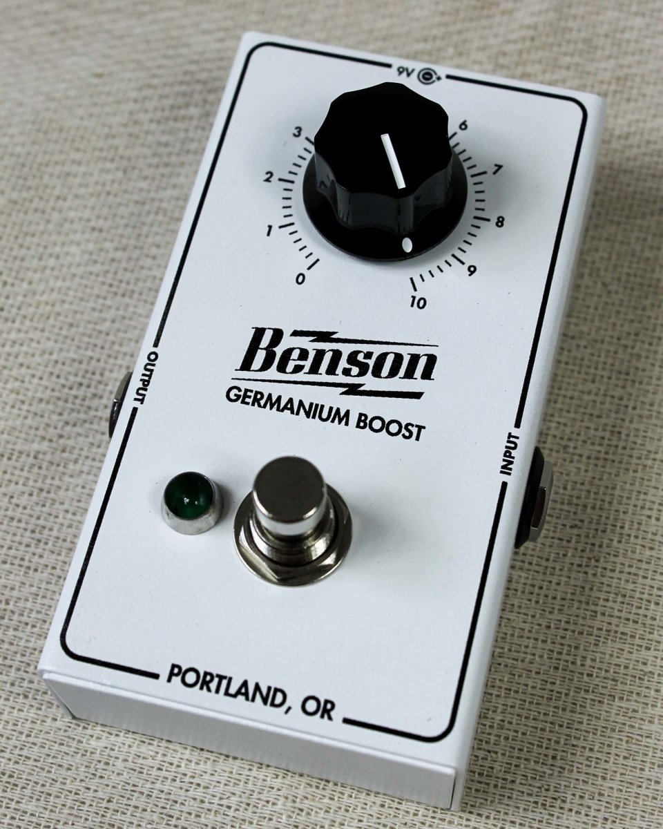 Benson Amps Germanium Boost FX Pedal [Limited Edition White] - Pedal Jungle