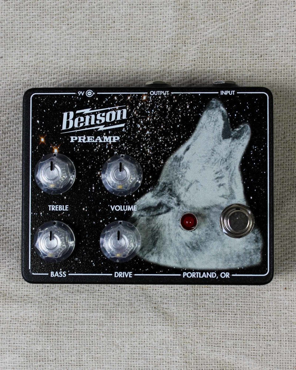 Benson Amps Preamp Pedal [Limited Edition Wolf Shirt] - Pedal Jungle