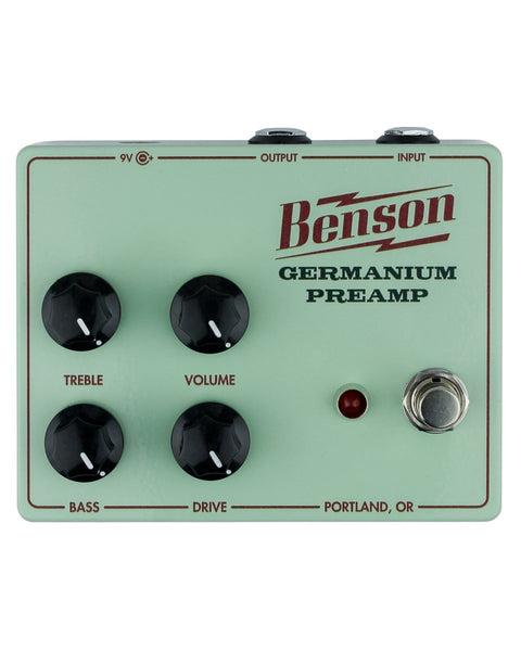 Benson Amps Germanium Preamp FX Pedal – Pedal Jungle