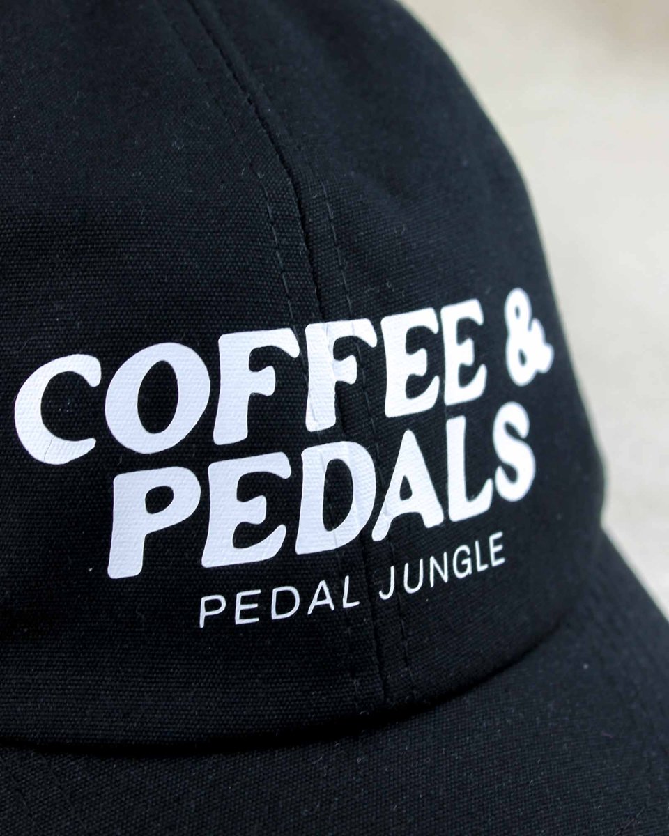 Coffee & Pedals Organic Cotton 6 Panel Cap - Pedal Jungle
