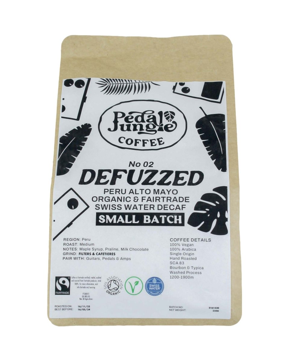 DeFuzzed Organic Decaffeinated Coffee - Pedal Jungle