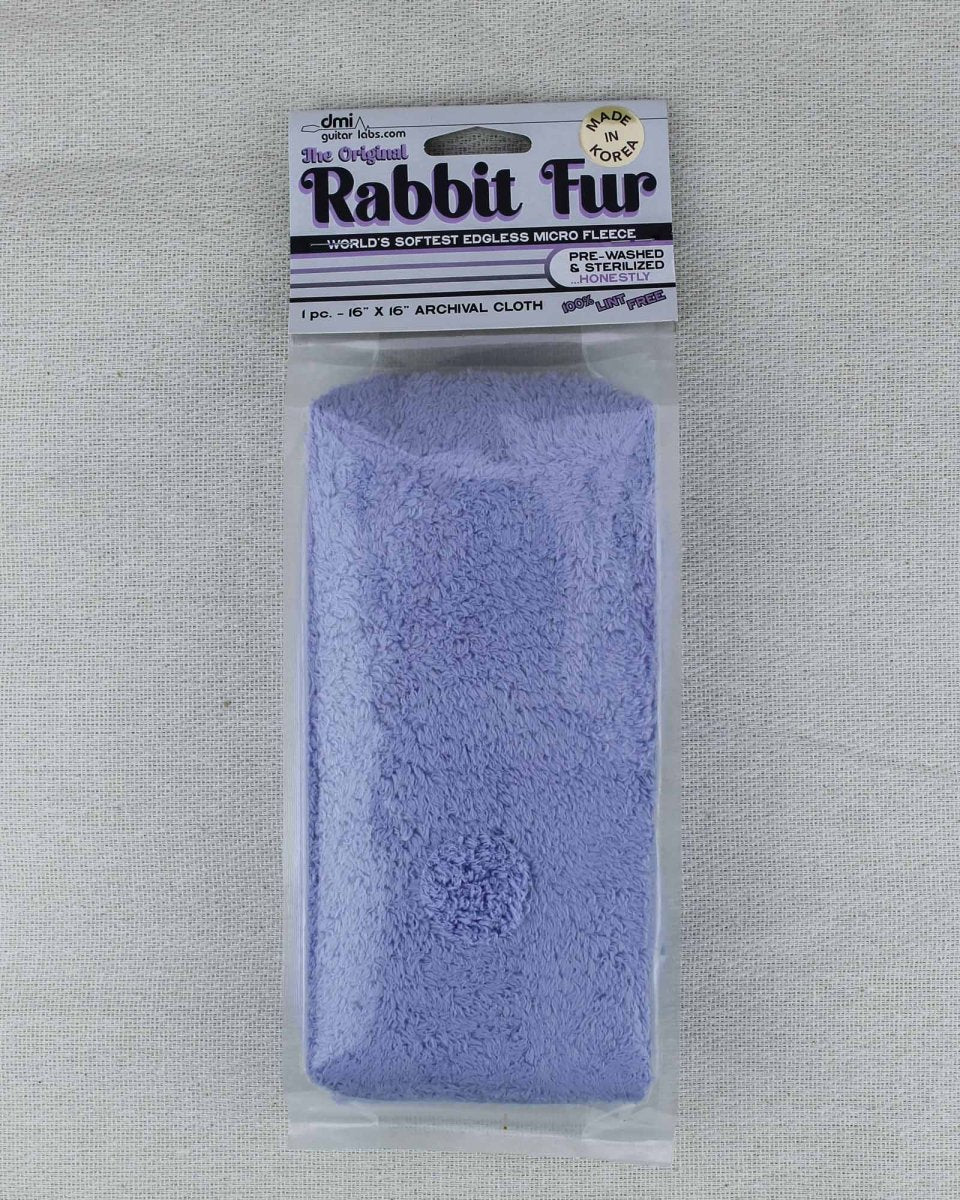 DMI Guitar Labs Rabbit Fur Microfleece Cleaning Cloth - Pedal Jungle