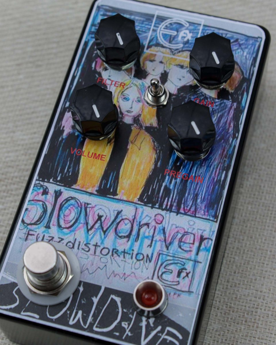 Emmergy FX Slowdriver Fuzz Distortion FX Pedal [Limited 'Christian Savill' Edition] [World Exclusive] - Pedal Jungle