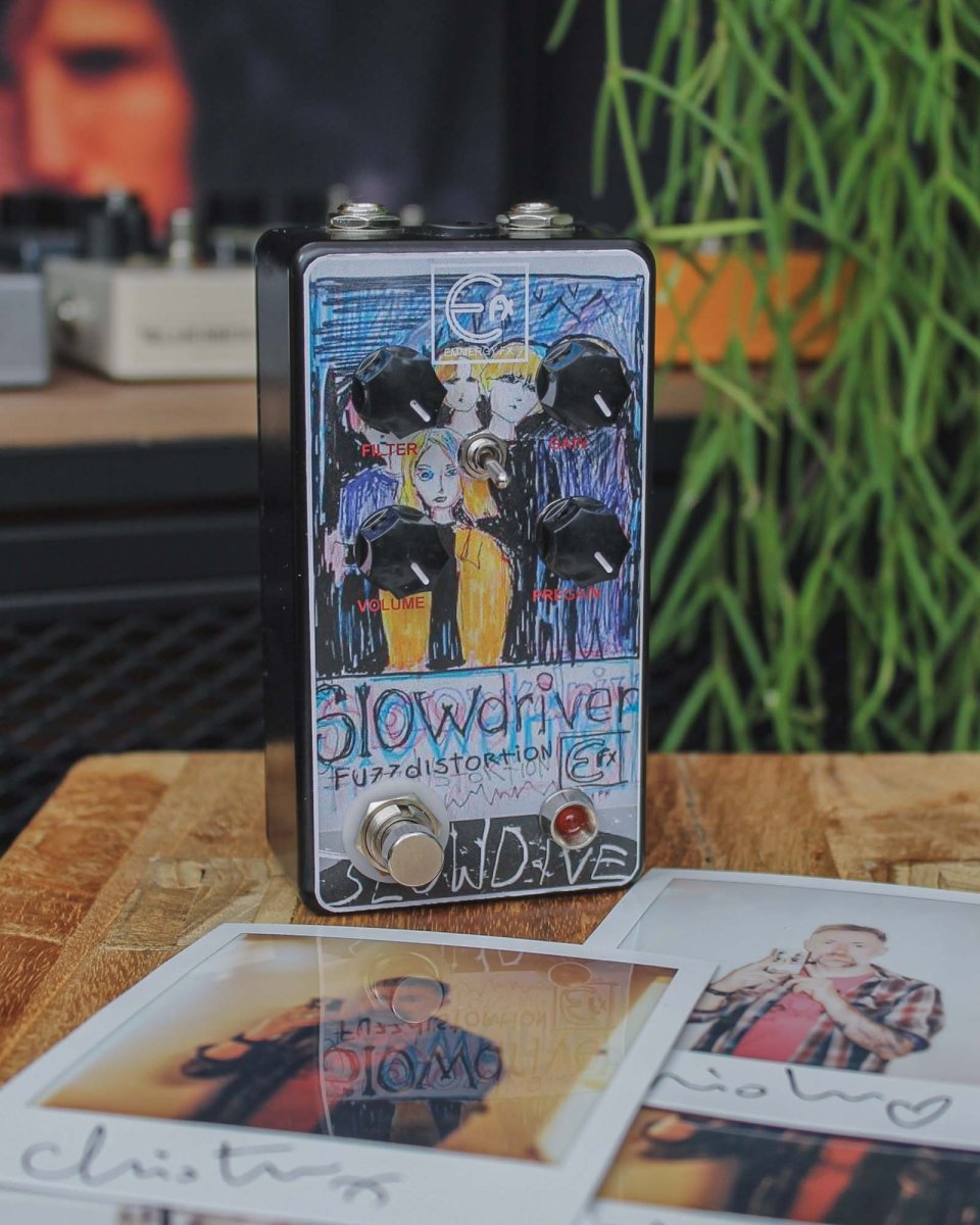 Emmergy FX Slowdriver Fuzz Distortion FX Pedal [Limited 'Christian Savill' Edition] [World Exclusive] - Pedal Jungle