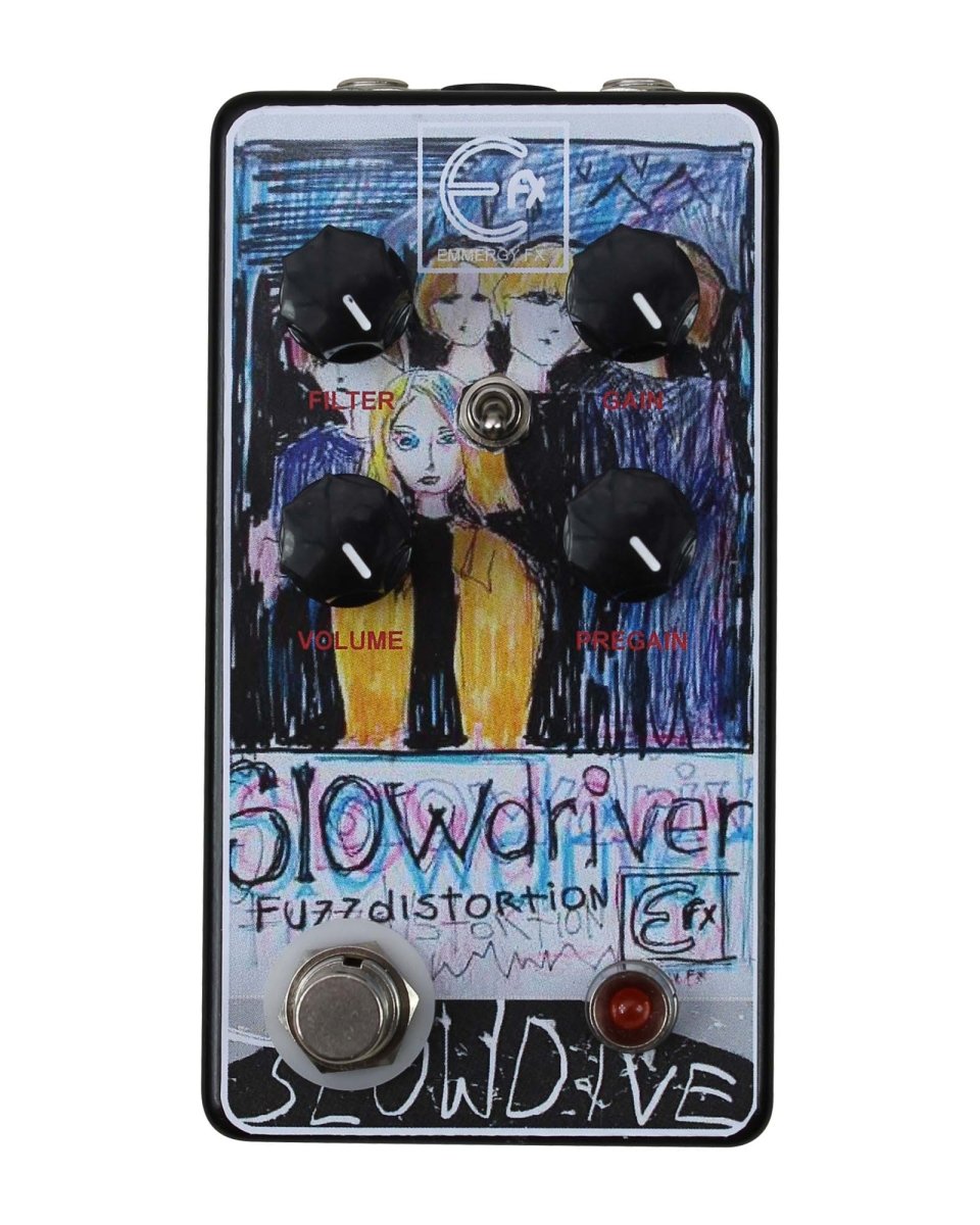 Emmergy FX Slowdriver Fuzz Distortion FX Pedal [Limited 'Christian Savill' Edition] [World Exclusive] - Pedal Jungle