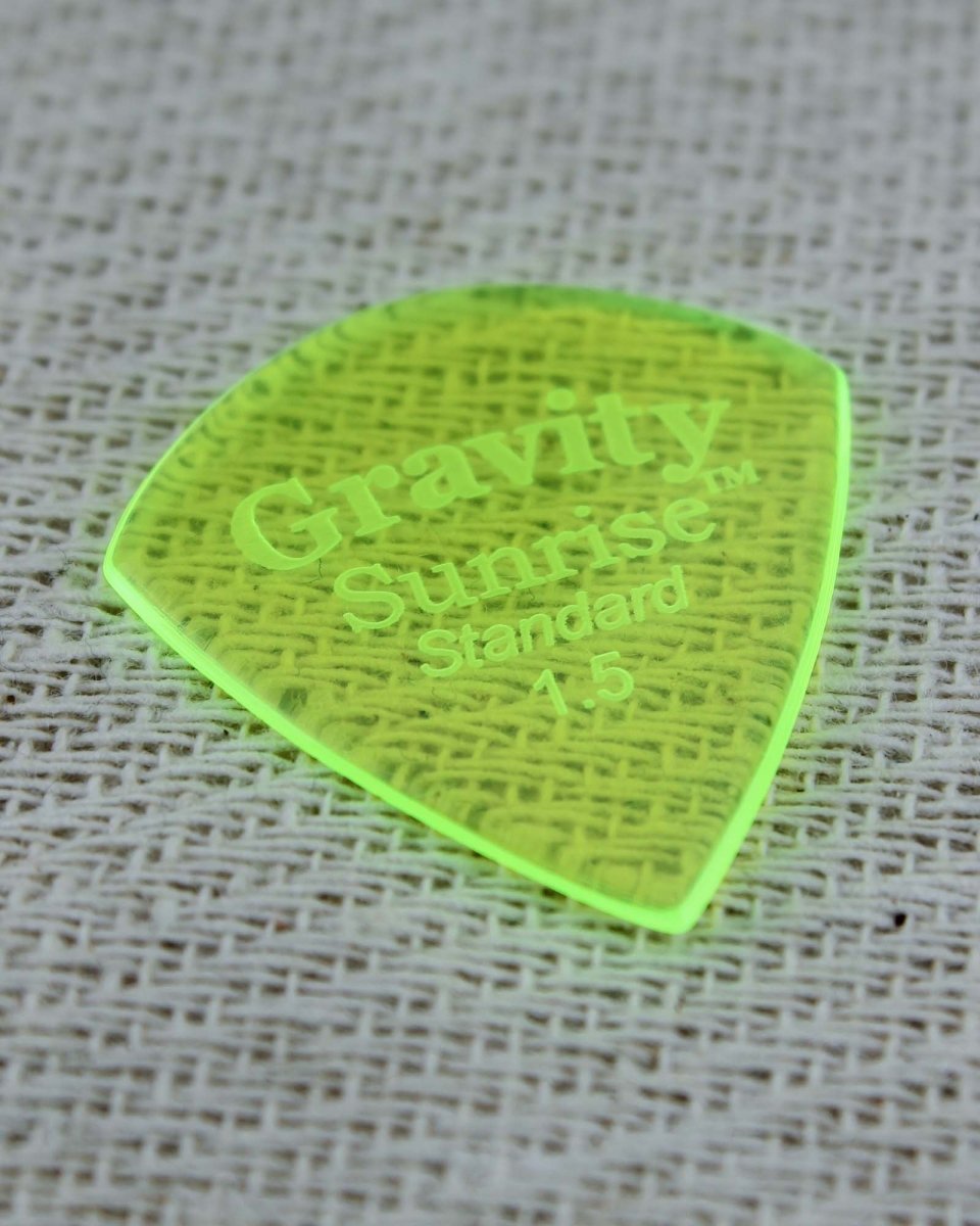 Gravity Picks Sunrise Standard 1.5mm Plectrum - Pedal Jungle