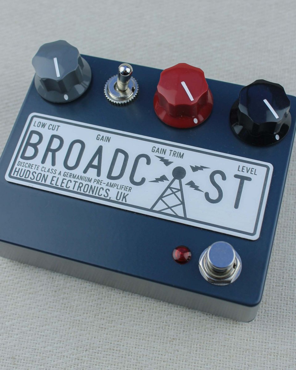 Broadcast Preamp FX Pedal | Hudson Electronics - Pedal Jungle