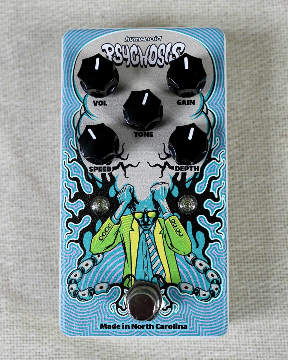 Humanoid Pedals Psychosis Tremolo Overdrive FX Pedal - Pedal Jungle