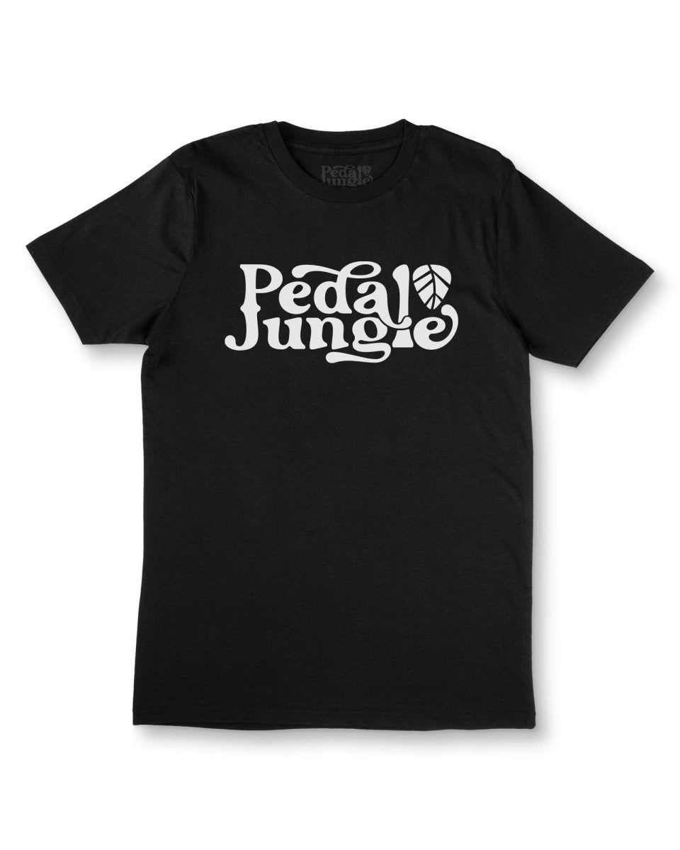 Pedal Jungle Logo Organic Vegan T-shirt Black - Pedal Jungle