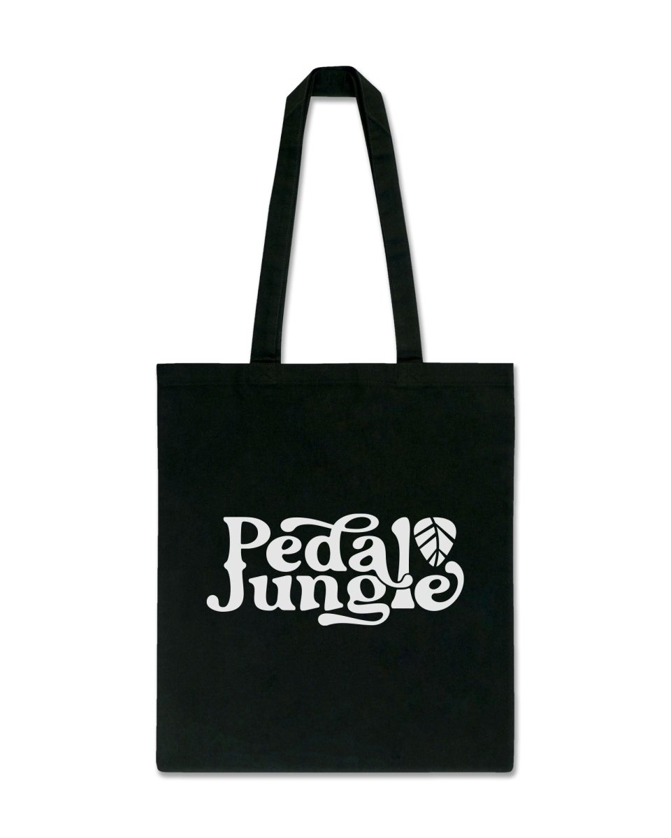 Pedal Jungle Logo Premium Organic Tote Bag Black - Pedal Jungle