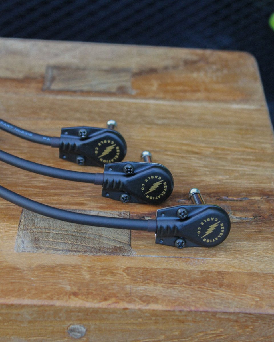 Revelation Cable Co. 6" Patch Cable [Pack of 3] - Pedal Jungle
