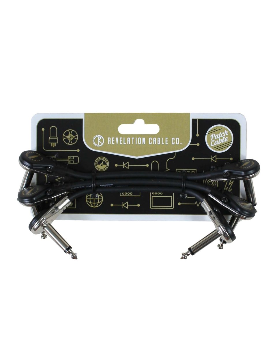 Revelation Cable Co. 6" Patch Cable [Pack of 3] - Pedal Jungle