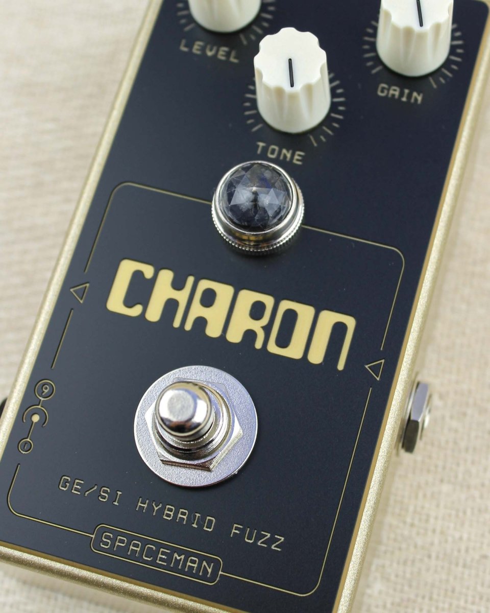 Spaceman Effects Charon Germanium-Silicon Hybrid Fuzz FX Pedal Gold - Pedal Jungle