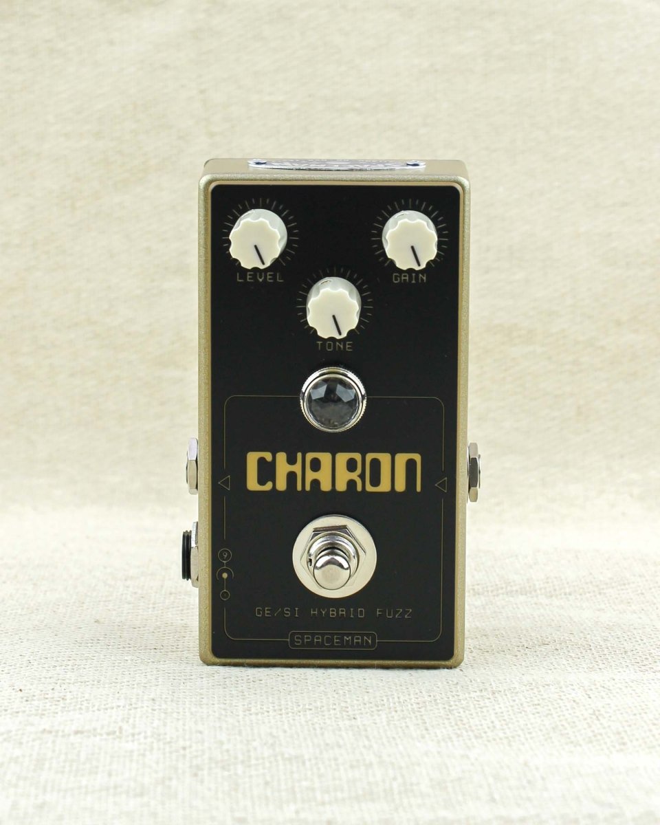 Spaceman Effects Charon Germanium-Silicon Hybrid Fuzz FX Pedal Gold - Pedal Jungle