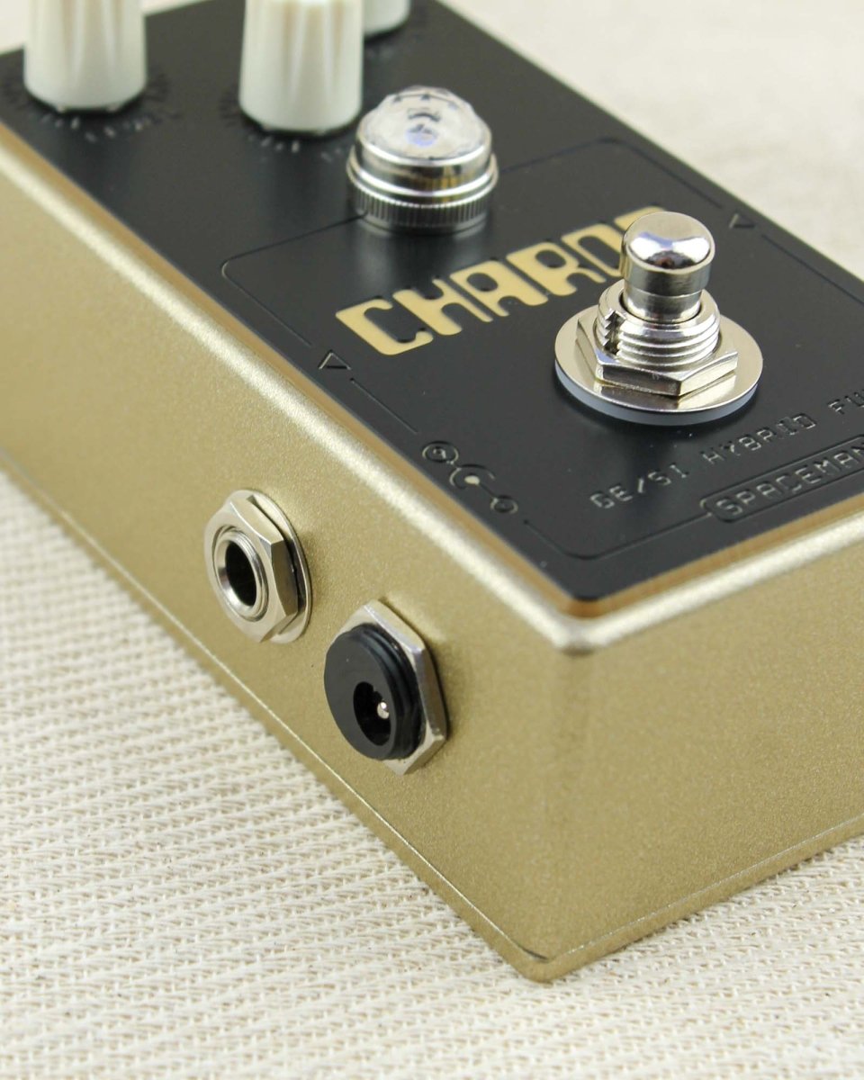 Spaceman Effects Charon Germanium-Silicon Hybrid Fuzz FX Pedal Gold - Pedal Jungle