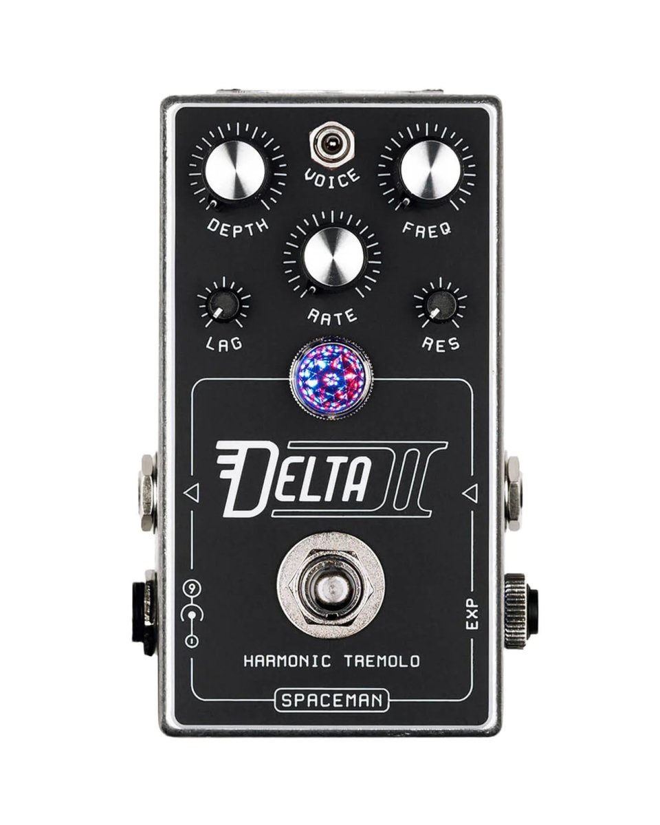 Spaceman Effects Delta II Harmonic Tremolo FX Pedal Silver [Pre-Order] - Pedal Jungle