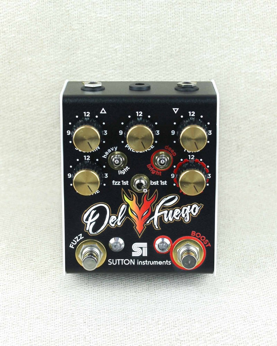 Sutton Instruments Del Fuego Fuzz & Boost FX Pedal - Pedal Jungle