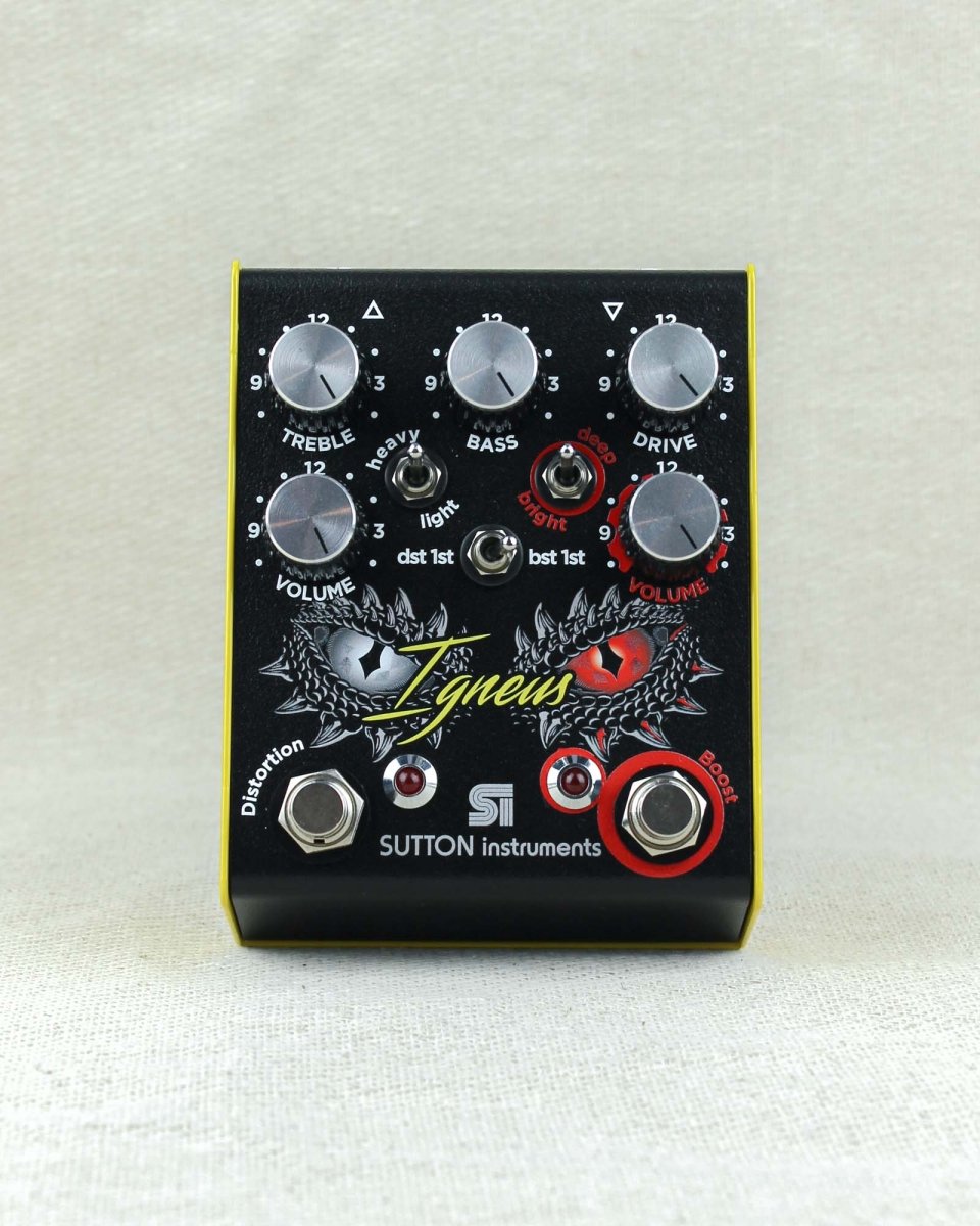 Sutton Instruments Igneus Distortion & Boost FX Pedal - Pedal Jungle