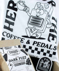 The Coffee & Pedal Lovers Box Set [White Tee] - Pedal Jungle