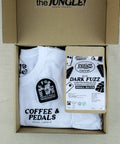 The Coffee & Pedal Lovers Box Set [White Tee] - Pedal Jungle
