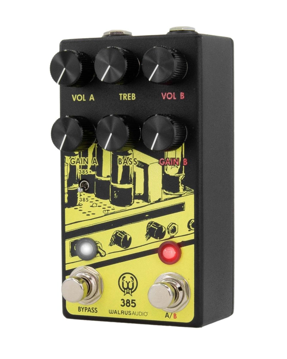 Walrus Audio 385 Overdrive FX Pedal Black/Yellow - Pedal Jungle