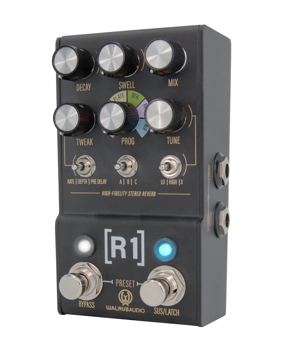 Walrus Audio R1 High-Fidelity Stereo Reverb FX Pedal - Pedal Jungle